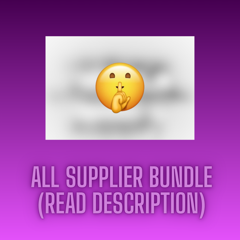 EXCLUSIVE suppliers bundle