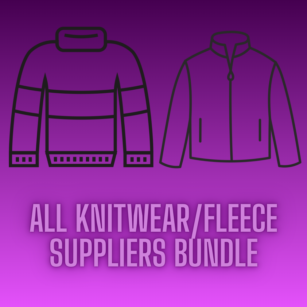 All Knitwear/Fleece Suppliers Bundle